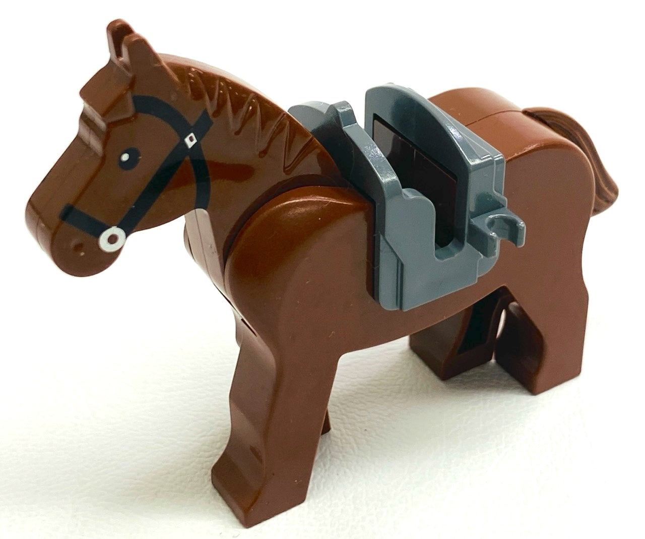 LEGO Animal Horse With Dark Bluish Grey 2 Clip Saddle