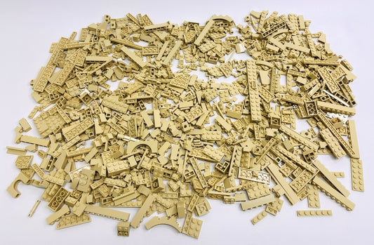 LEGO Tan Fun Pack Mixed Pieces Bricks Slopes Plates and More