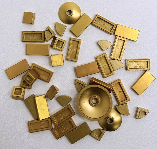 LEGO Metallic Gold Fun Pack Mixed Tiles and Dishes