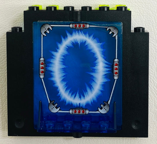 LEGO Swivel Door Trans Dark Blue in Black Frame from Agents Underwater Base