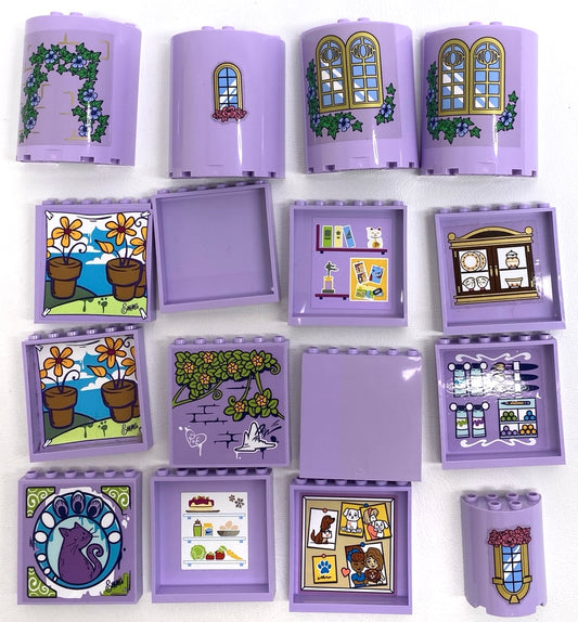 LEGO Castle Lavender Wall Panel Fun Pack Disney Friends Dreamzzz Elves