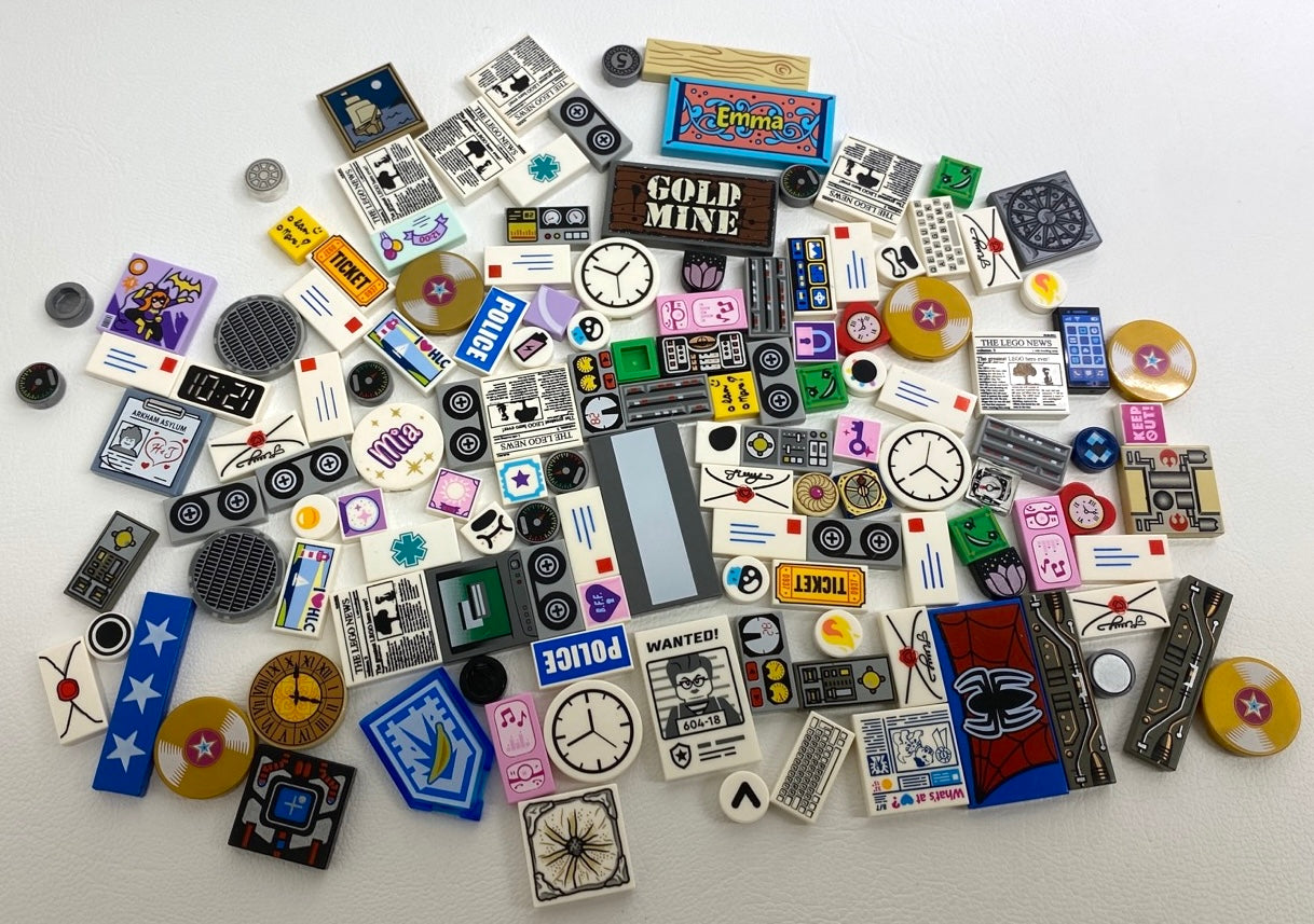 LEGO Printed Tiles Mixed Fun Pack