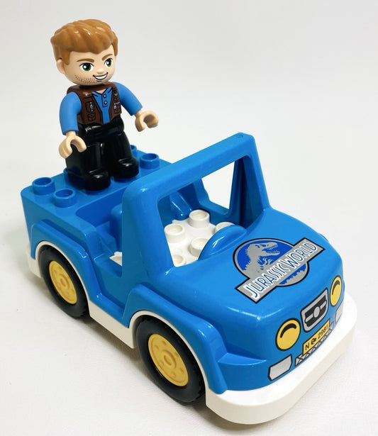 LEGO Duplo Jurassic World Fun Pack Owen Grady Figure and Car