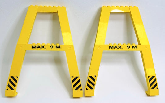 LEGO Support Crane Stand Pack of 2 Yellow