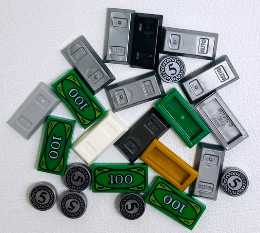 LEGO Ingot / Money Tiles Mixed Fun Pack