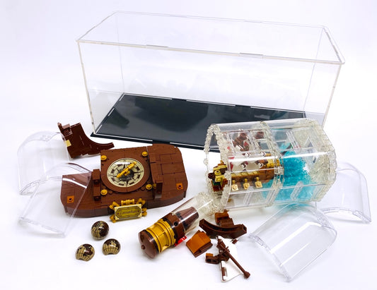 LEGO Ideas Ship in a Bottle Set #92177 with Acrylic Display Case