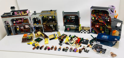LEGO Harry Potter Diagon Alley Set #75978 As Pictured Includes FREE Light My Bricks Kit