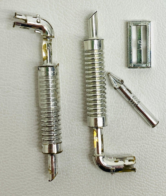 LEGO Chrome Silver Fun Pack Exhaust Pipes Harpoon and Grille Tile