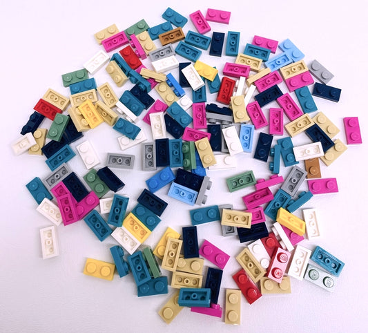 LEGO Plate 1x2 Fun Pack Mixed Colours
