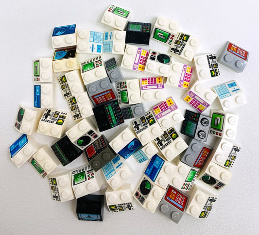 LEGO Printed Slopes Fun Pack Displays Computer Screens Space City