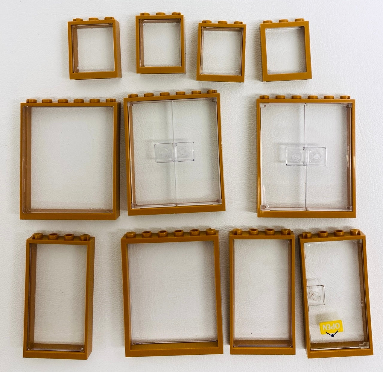 LEGO Door and Window Fun Pack Medium Nougat Frames