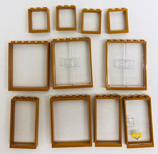 LEGO Door and Window Fun Pack Medium Nougat Frames