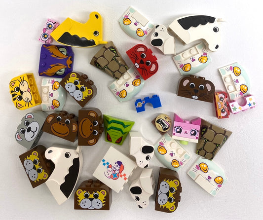 LEGO Printed Animal Pieces Fun Pack Basic Freestyle Ninjago Unikitty and More