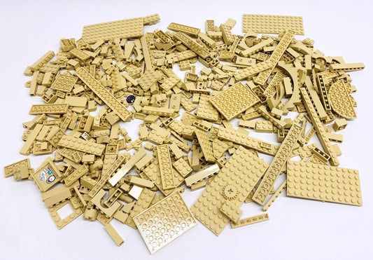 LEGO Tan Fun Pack Mixed Pieces Bricks Slopes Plates and More