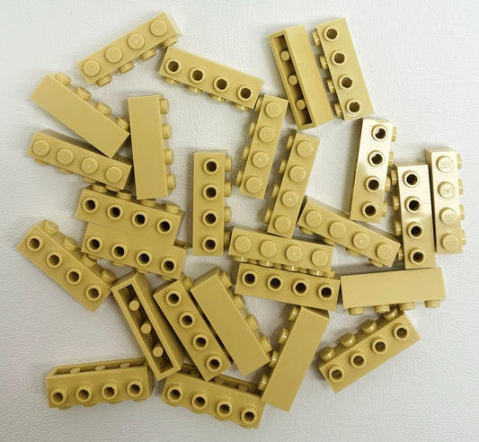 LEGO Brick 1x4 with Studs on Side Pack of 27 Tan