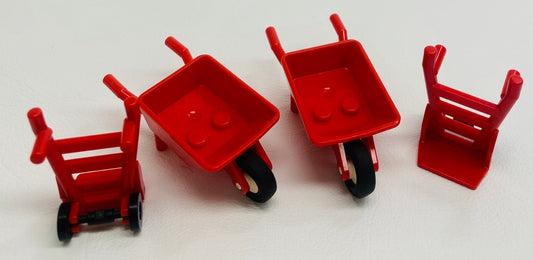LEGO Minifigure Hand Truck / Trolley And Wheelbarrow Fun Pack