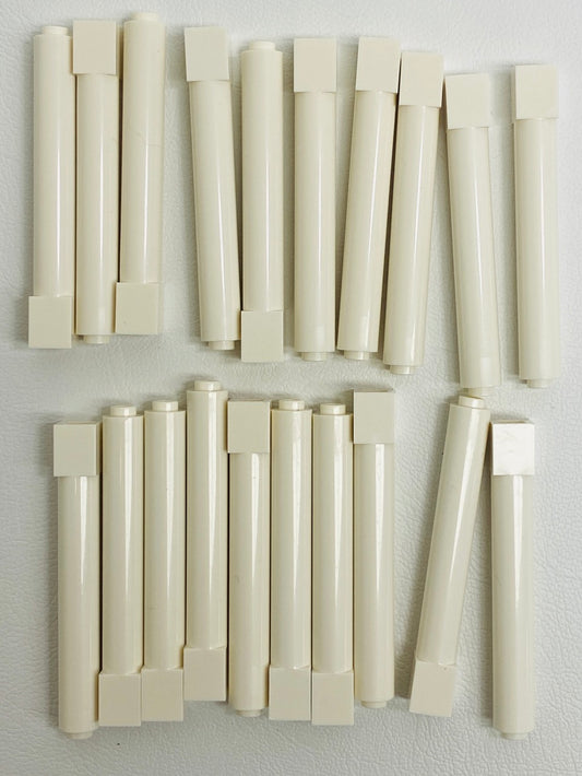 LEGO Support 1x1x6 Pack of 20 White