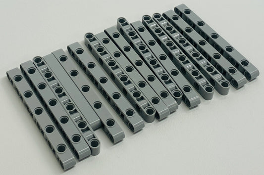 LEGO Technic Light Bluish Grey Liftarm Fun Pack Perpendicular Holes Mixed Lengths