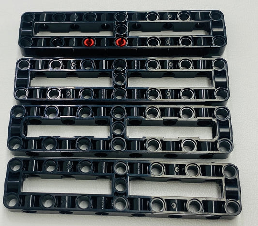 LEGO Technic Liftarm Open Frame 3x11 Fun Pack of 4 Black