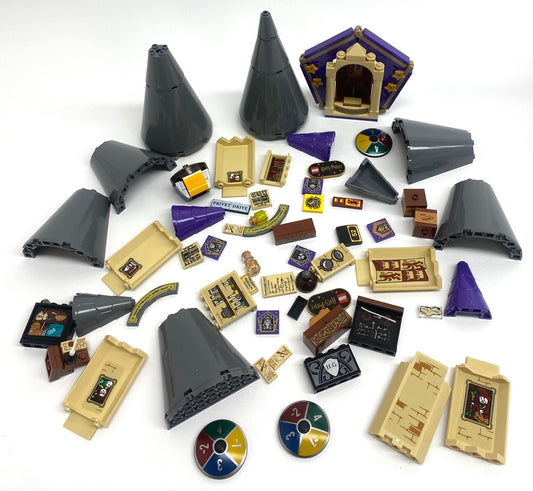LEGO Harry Potter Hogwarts Fun Pack Mixed Roof Turrets Tiles Panels Bricks and More