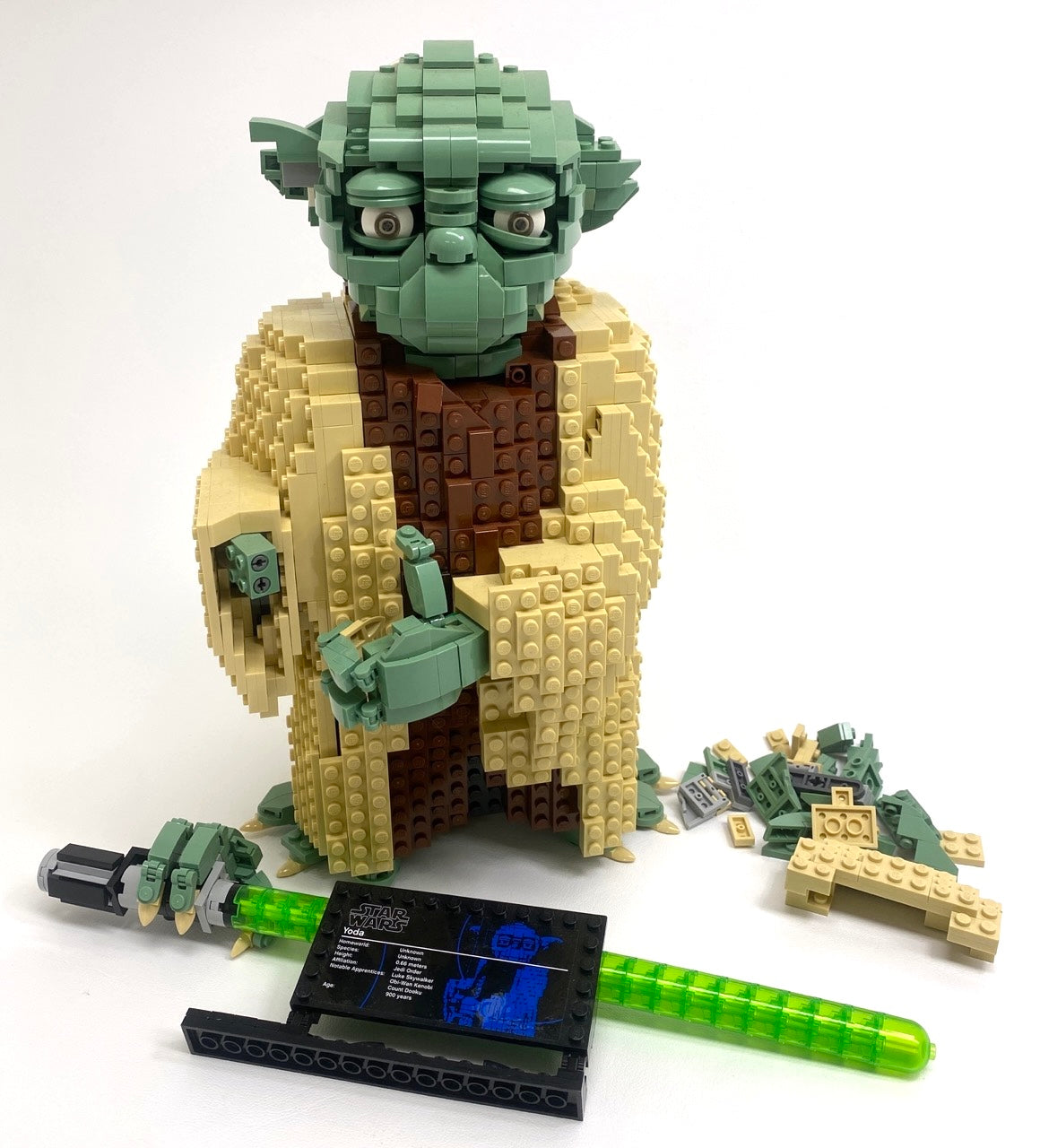 LEGO Star Wars Yoda Sculpture Set #75255 As Pictured