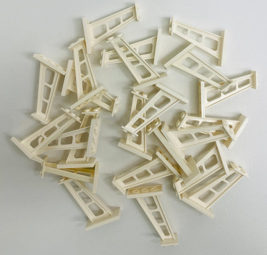 LEGO White Support Inclined Stanchion 2x4x5 Pack of 23