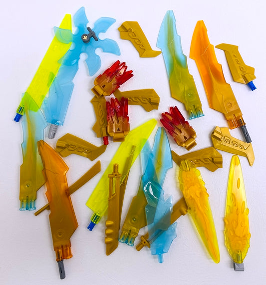 LEGO Energy Weapons Fun Pack - Mixed Blades Wings Blasts and More - Ninjago Dreamzzz