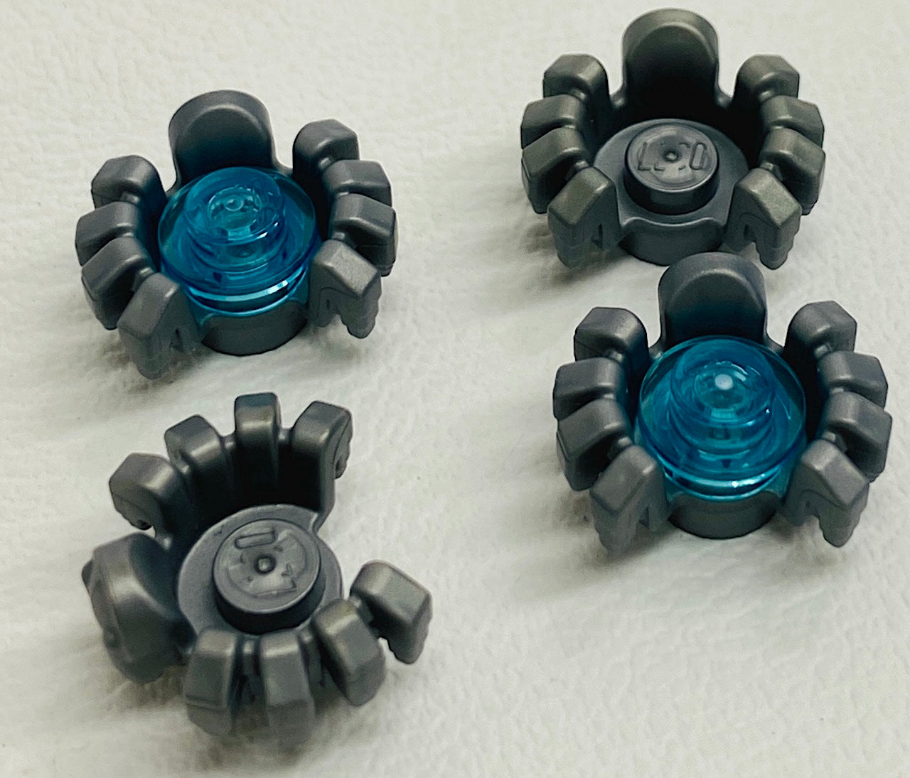 LEGO Animals / Robots Flat Silver Spider Pack of 4