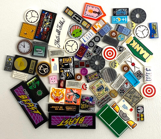 LEGO Printed Tiles Mixed Fun Pack