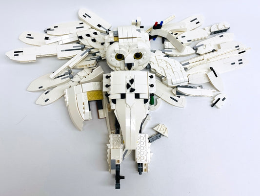 LEGO Harry Potter Hedwig Owl Sculpture As Pictured - from Set #76391 Hogwarts Icons
