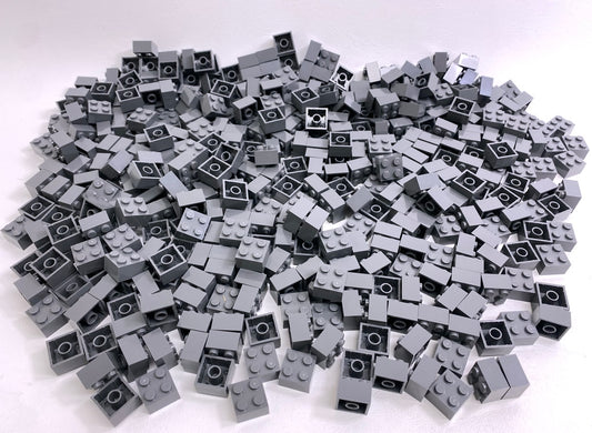 LEGO Dark Bluish Grey Brick 2x2 Huge Bag of Bricks!
