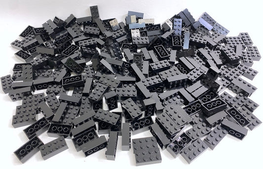 LEGO Black Brick 2x4 Huge Bag of Bricks!