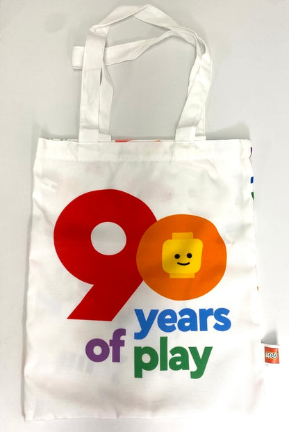 LEGO 90 Years of Play Tote Bag BRAND NEW