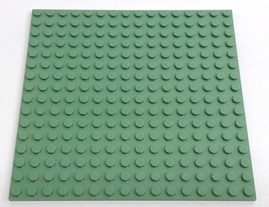 LEGO Plate 16x16 Sand Green