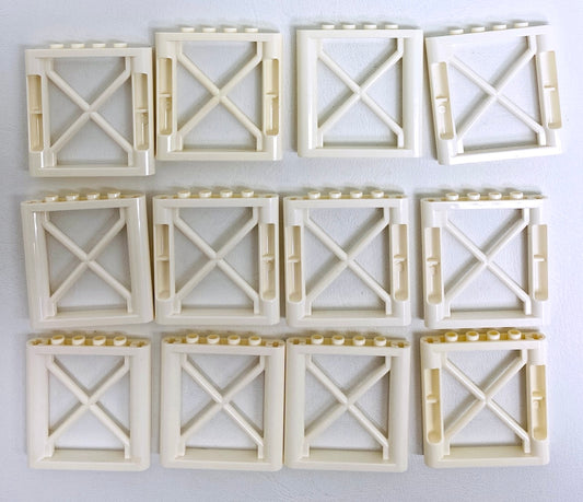 LEGO Support Girder 1x6x5 Pack Of 12 White