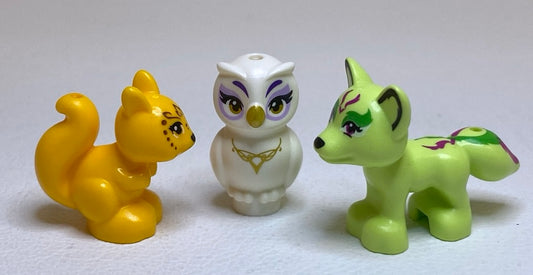 LEGO Elves Animal Fun Pack Miss Spry Squirrel / Nascha Owl / Dusti Fox