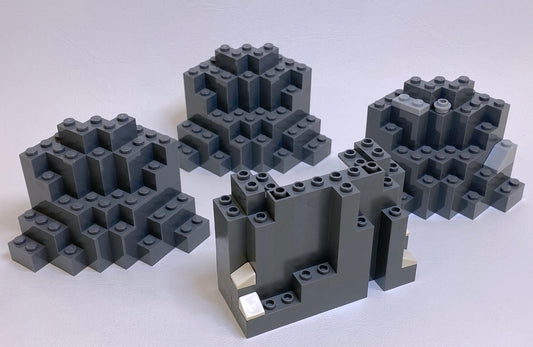 LEGO Dark Bluish Grey Rock Panels Fun Pack