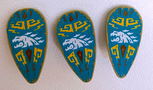 LEGO Ninjago Shields Fun Pack of 3 Island Dragon Pattern