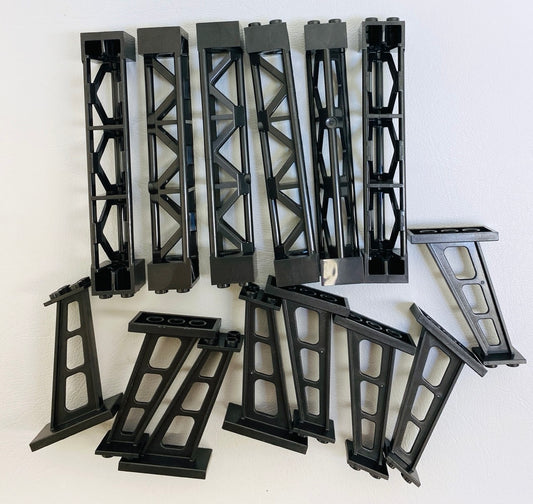 LEGO Pearl Dark Gray Support Girder and Stanchion Mixed Fun Pack