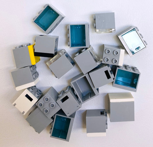LEGO Light Bluish Grey Containers Fun Pack Cupboards Lockers