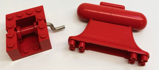 LEGO Vintage Fun Pack Red Winch and Weighted Keel Tab