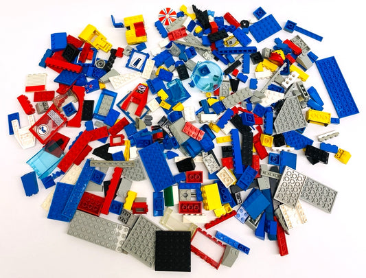 LEGO Vintage Mixed Pieces Fun Pack Huge Selection Bricks Slopes Plates and More - Town City Technic Classic Space