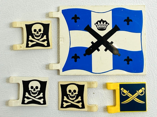 LEGO Flags Fun Pack Mixed Types Pirates Western Cavalry