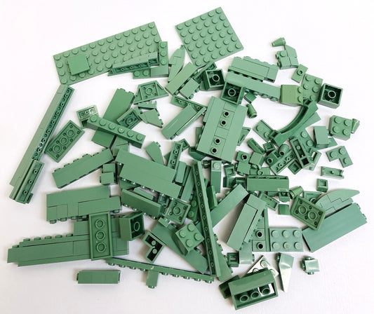 LEGO Sand Green Mixed Pieces Fun Pack
