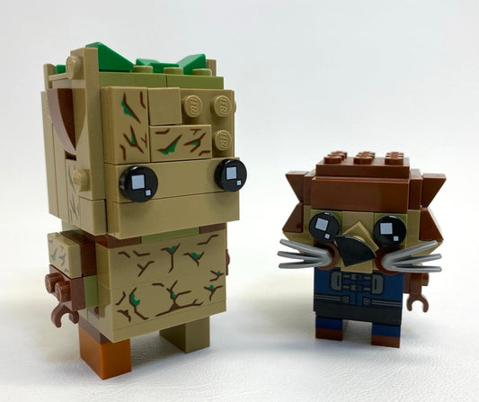 LEGO Marvel Superheroes Brickheadz Groot and Rocket (As Pictured)