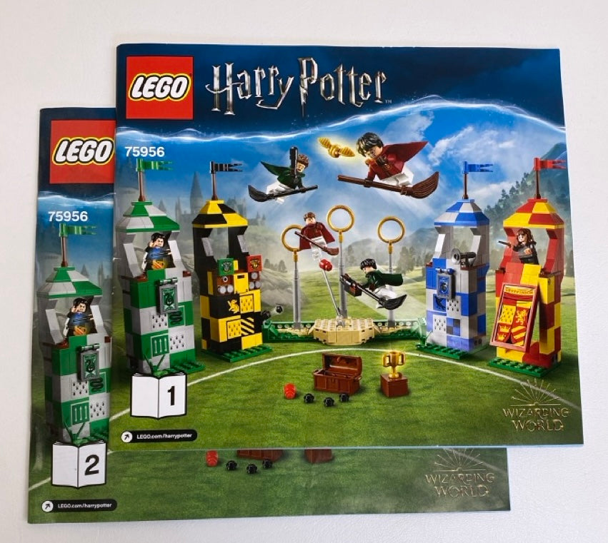 LEGO Harry Potter Quidditch Match Set #75956 with Instructions and Minifigures