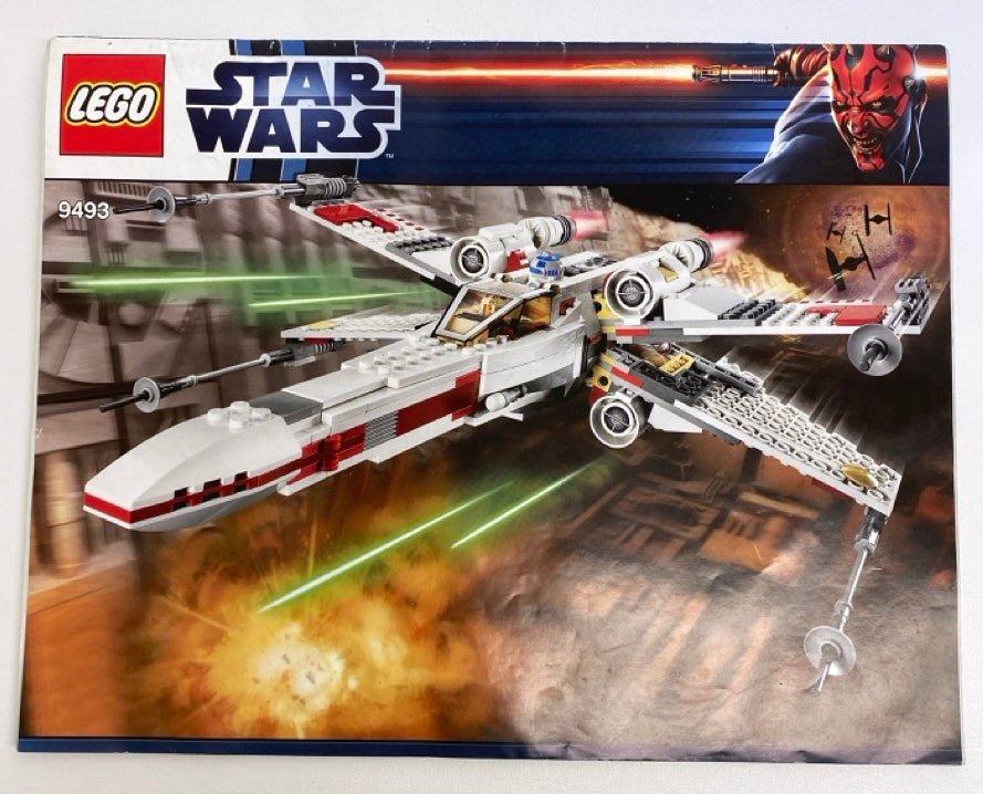 LEGO Star Wars X-Wing Starfighter Set #9493 with Instructions (No Minifigures)