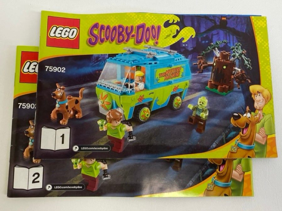 LEGO Scooby Doo The Mystery Machine Set #75902 with Instructions and Minifigures