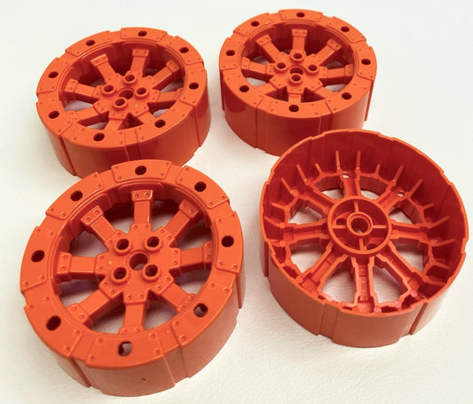 LEGO Reddish Orange Wheels Fun Pack