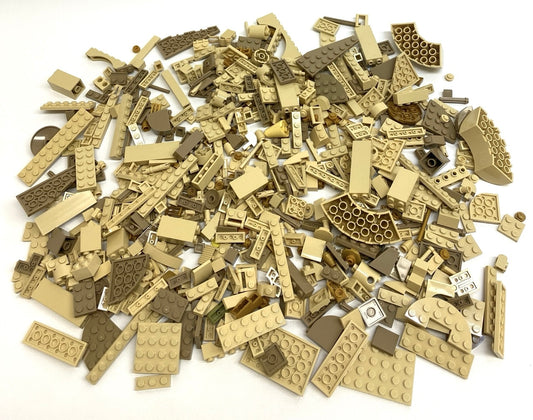 LEGO Shades of Tan Fun Pack Mixed Pieces Bricks Slopes Plates and More